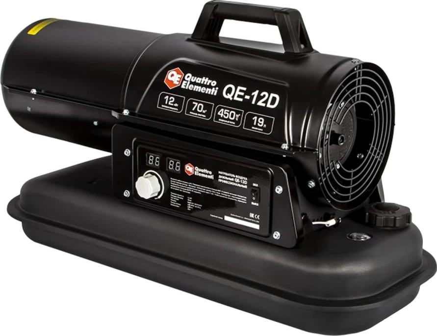 Дизельная тепловая пушка прямого нагрева QUATTRO ELEMENTI QE-12D 12 кВт