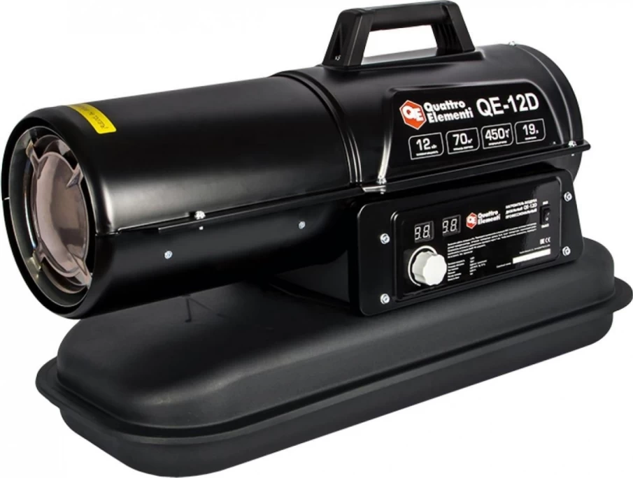 Дизельная тепловая пушка прямого нагрева QUATTRO ELEMENTI QE-12D 12 кВт